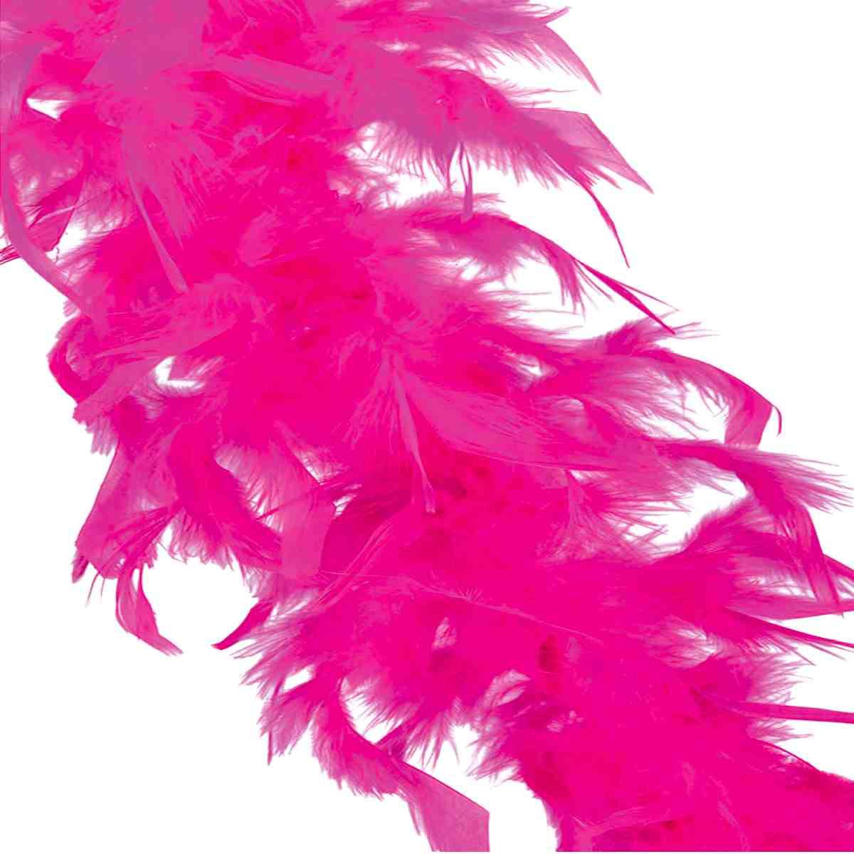 Boa Di Piume cm.180 Gr.40 Fucsia Fluo |Carnival Toys
