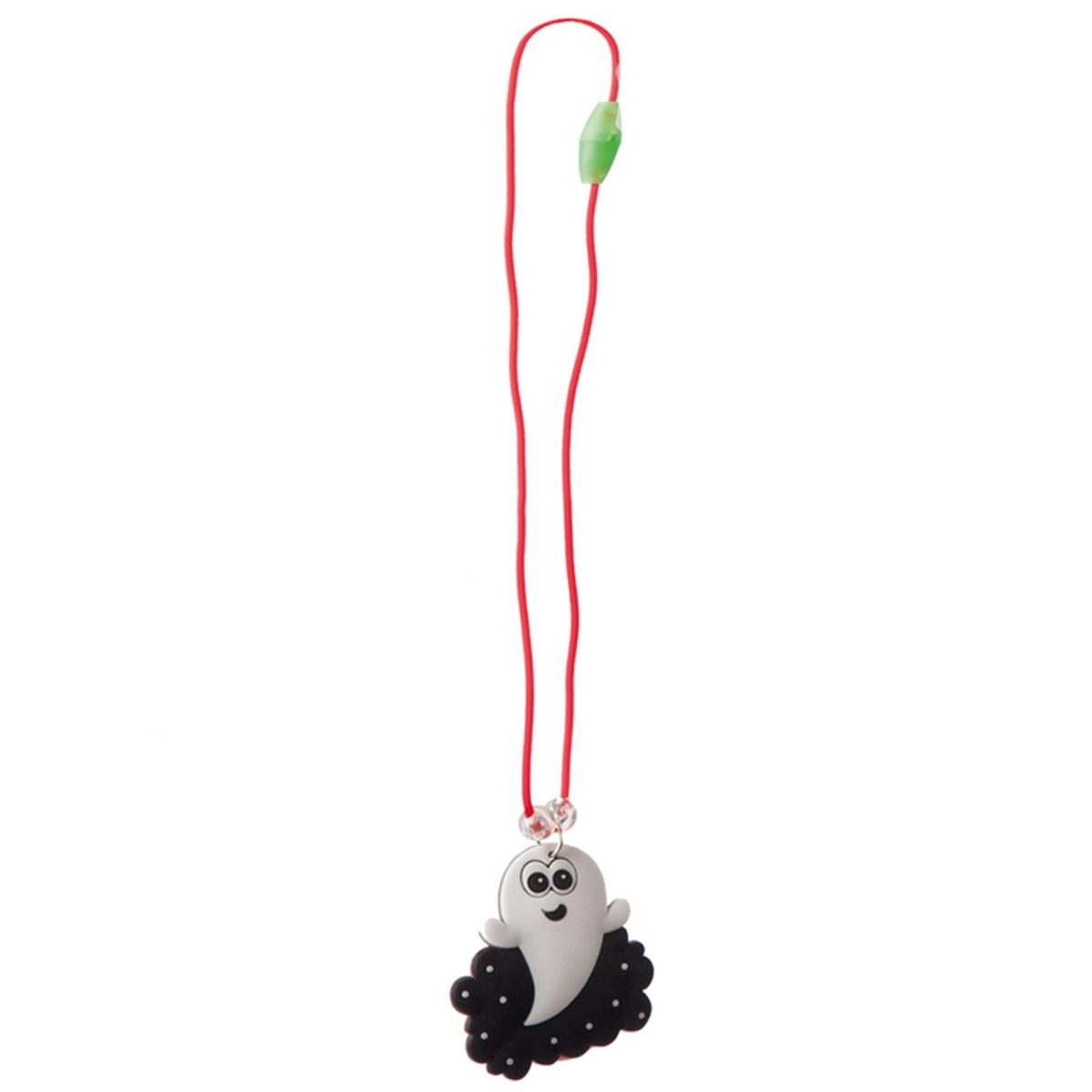 Collana Con Fantasma Lumiosa In Gomma |Carnival Toys