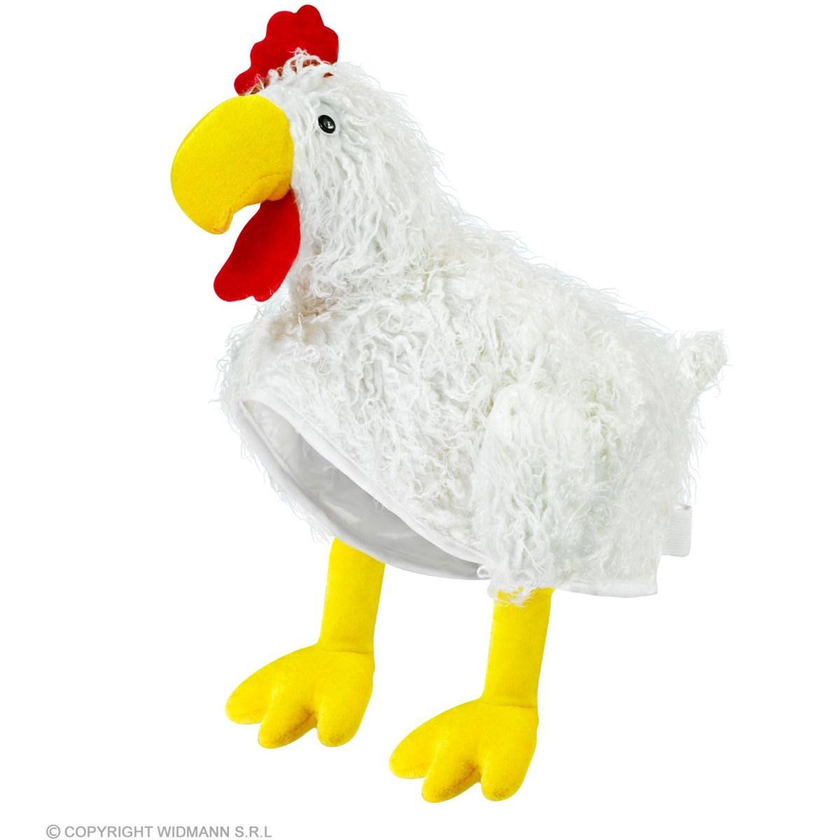 Cappello Pollo Peloso Bianco |Widmann