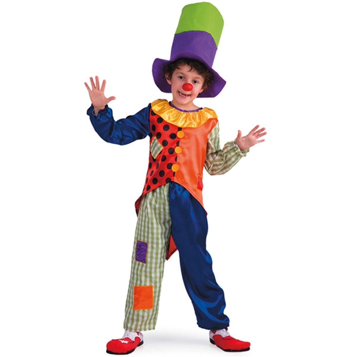 Costume Clown con Cappello |Carnival Toys