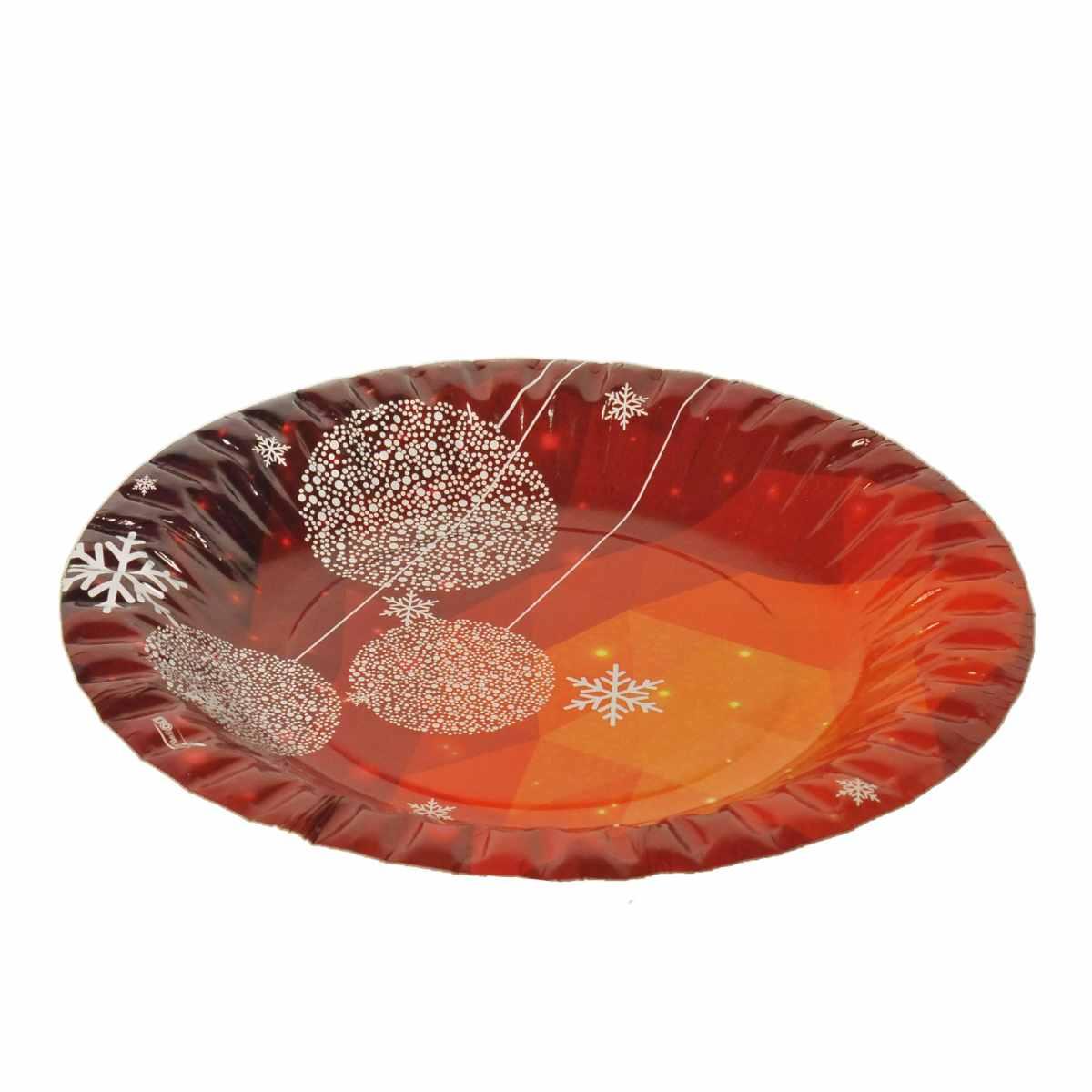 Piatti Carta Natale cm.Ø18 December Set pz.z10 |M2 Store