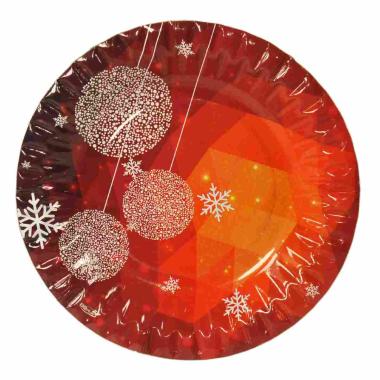 Piatti Carta Natale cm.Ø18 December Set pz.z10 |M2 Store