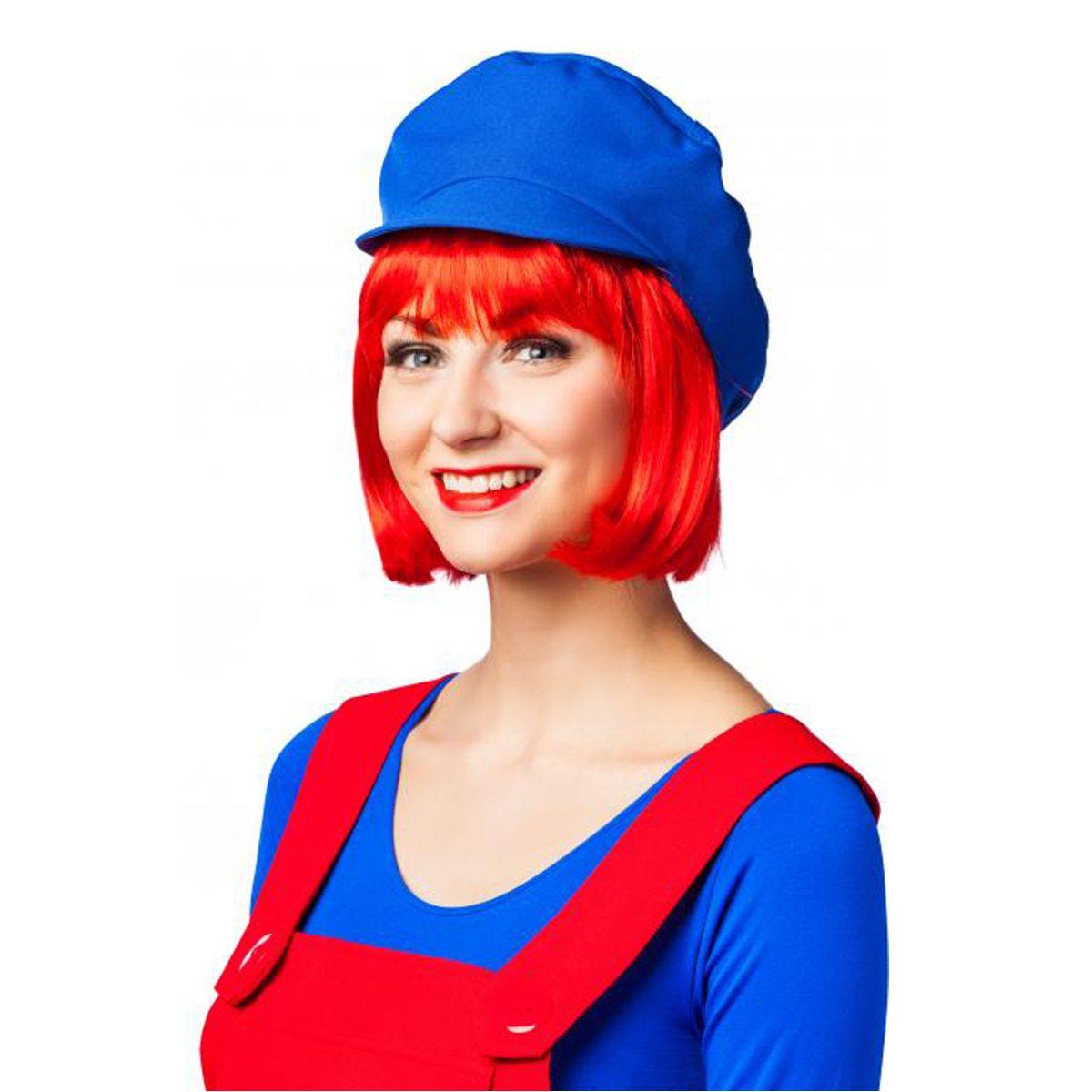 Cappello Berretto Tessuto Blu Con Visiera |Orlob