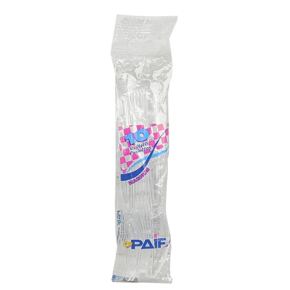 Posate Party Coltello Pvc Set pz.10 Traspar. Paif |M2 Store