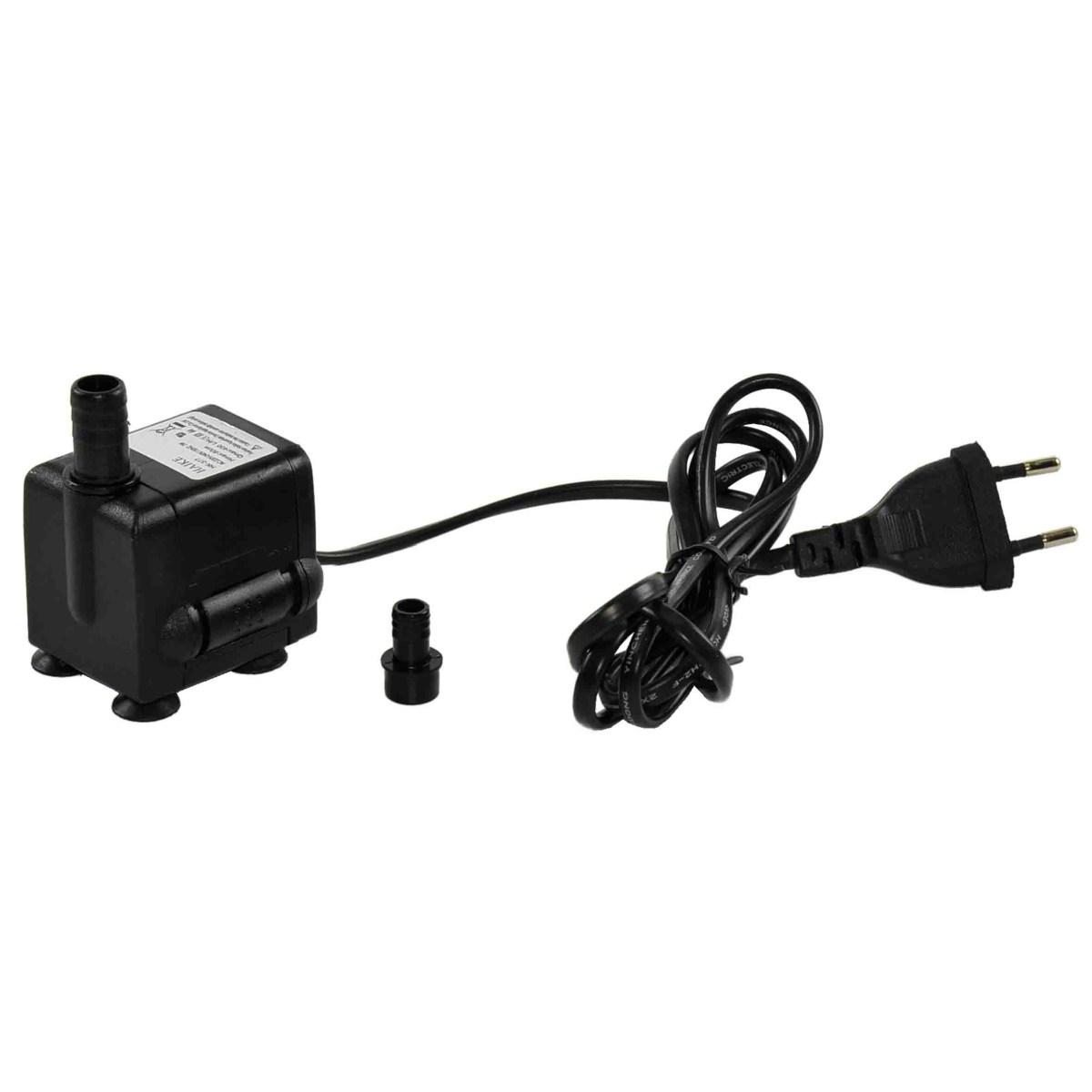 Pompa Acqua Immersione 6W 220V 400L/H Tubo mm.Ø8/12 | Moranduzzo