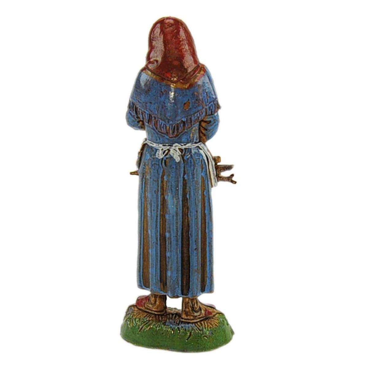 Statua cm.10 Vecchia con Legna nel Grembiule | Moranduzzo