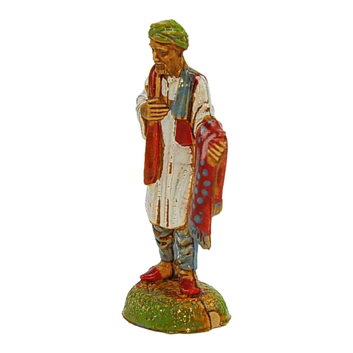 Statua presepe 6 cm arabo con stola