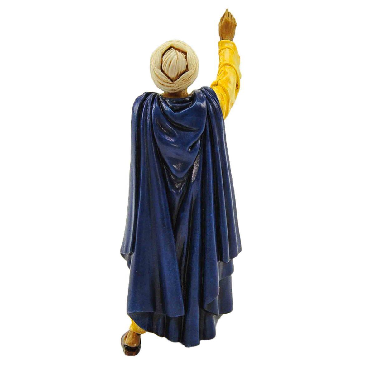 Statua cm.13 Orientale con Bastone In Cammino | Moranduzzo