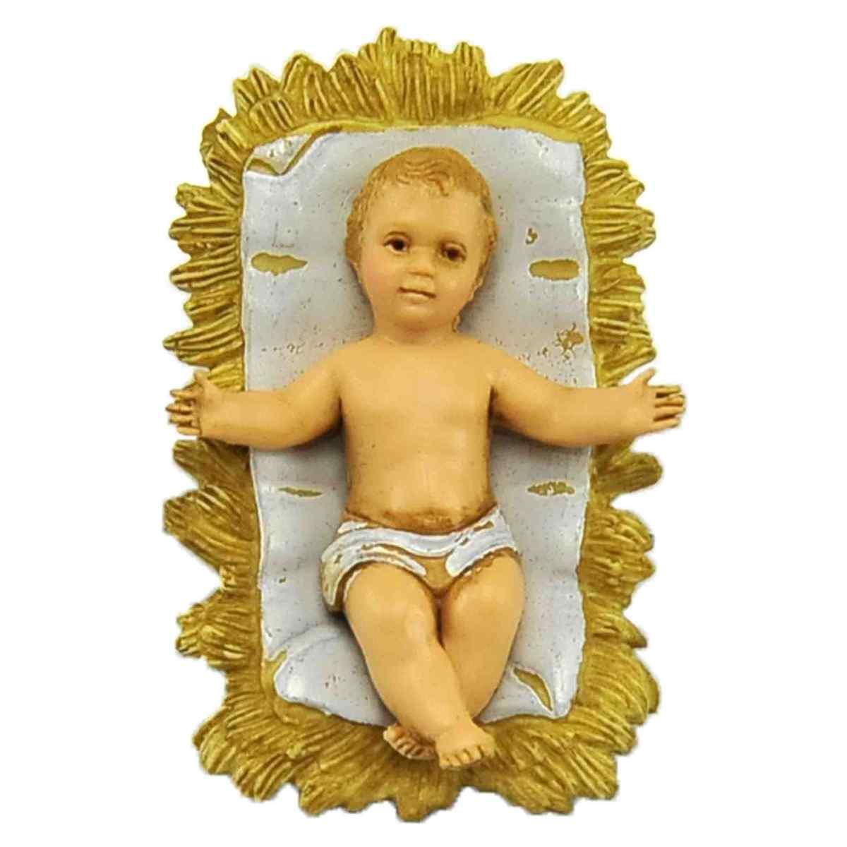 Natività cm.10 con Bue e Asino Set pz.6 | Moranduzzo