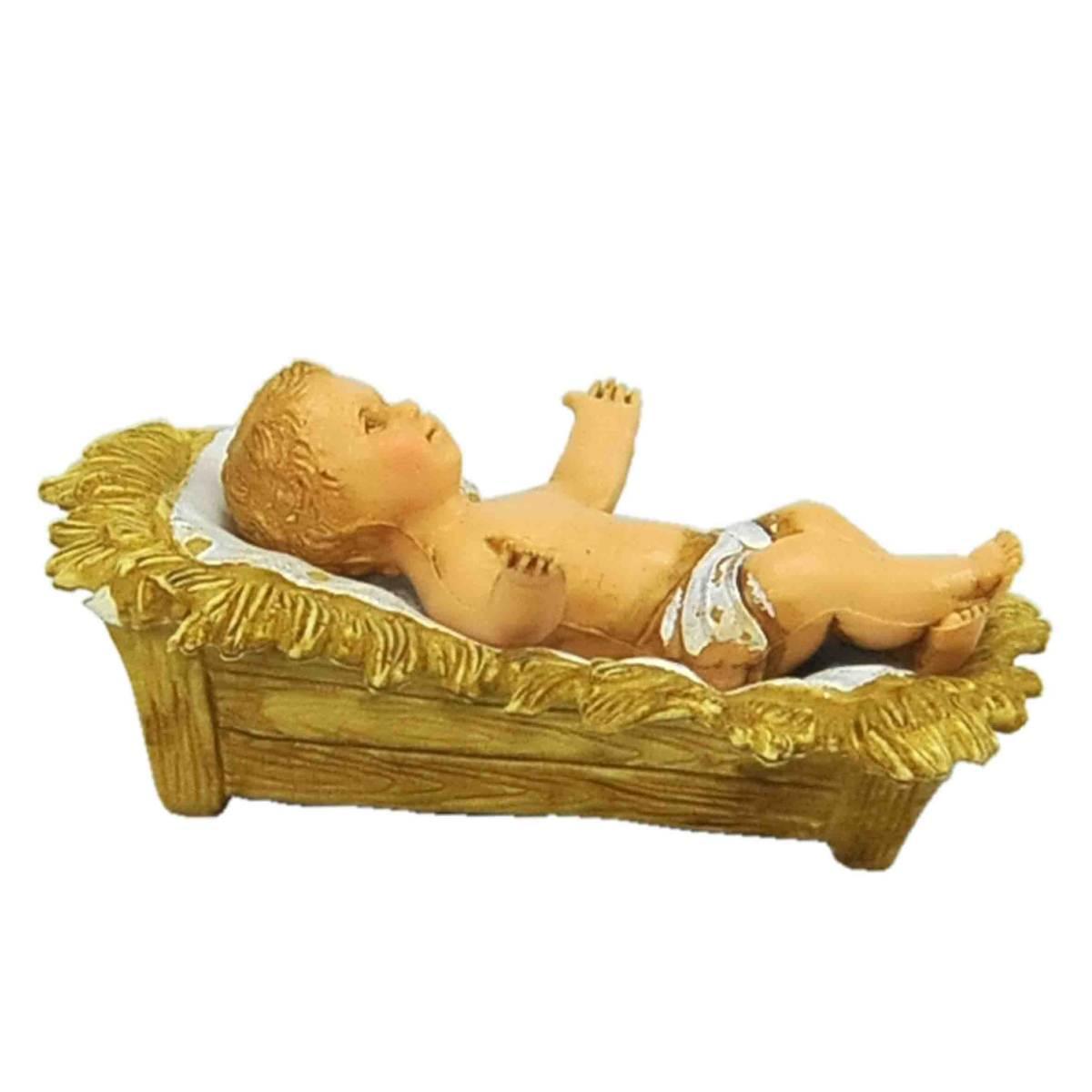 Natività cm.10 con Bue e Asino Set pz.6 | Moranduzzo