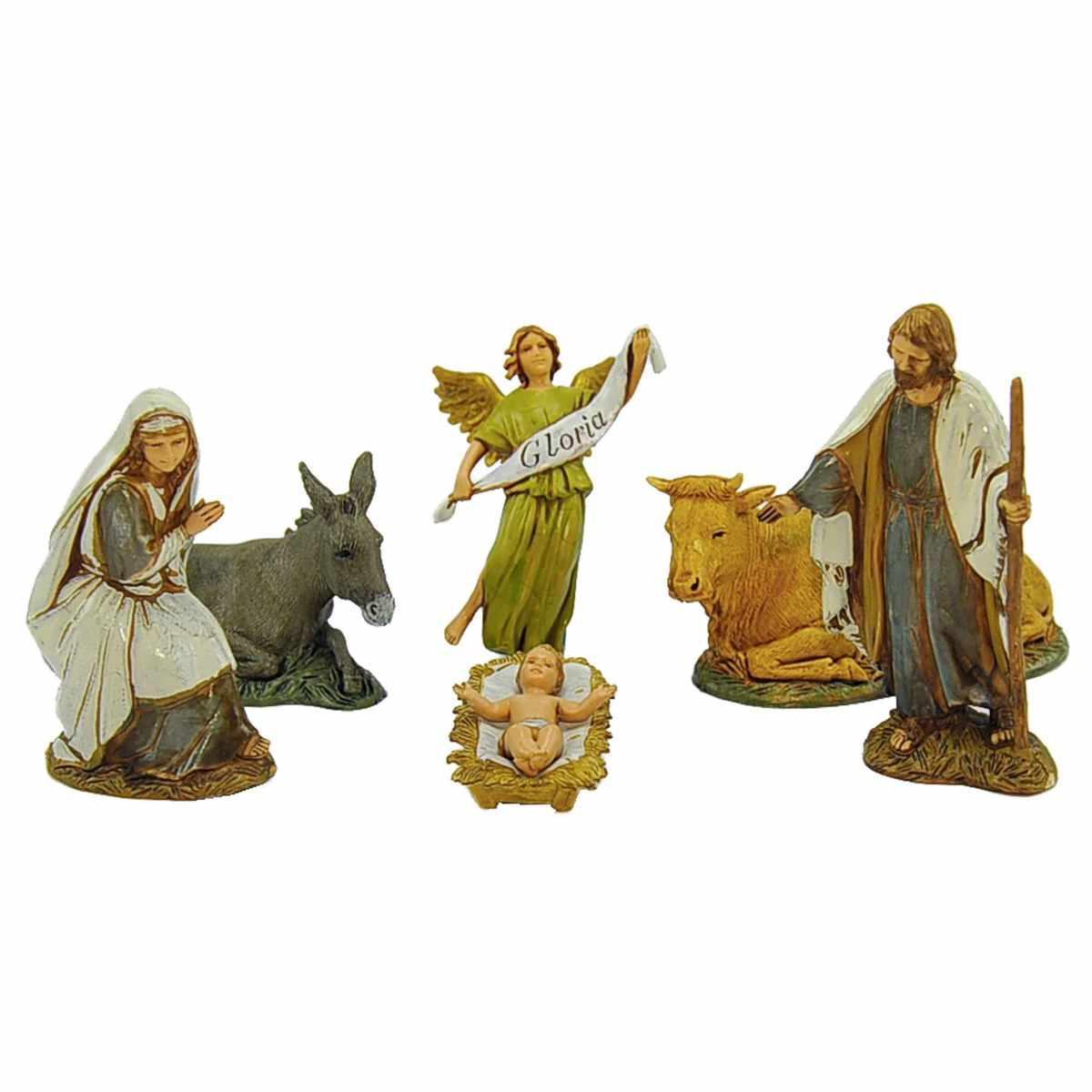 Natività cm.13 con Gloria Set. pz.6 |Moranduzzo
