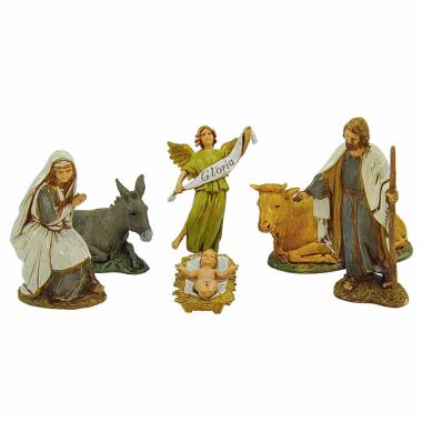 Natività cm.13 con Gloria Set. pz.6 |Moranduzzo