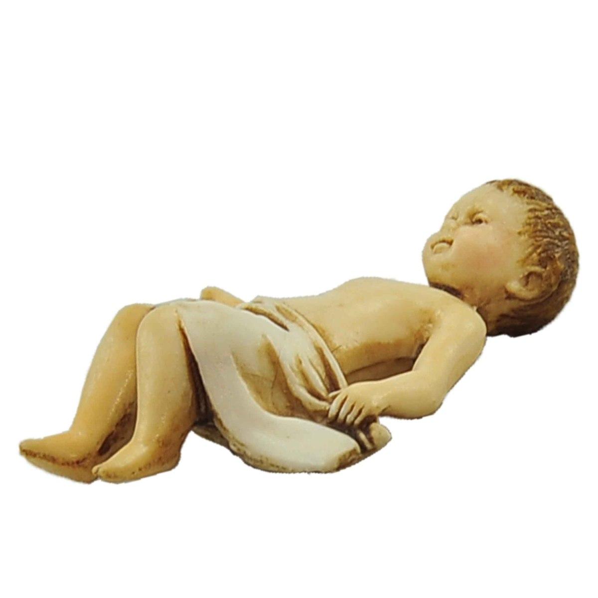 Natività cm.13 S. Giuseppe Bambinello Madonna Sdraiata Set pz.3 | Moranduzzo